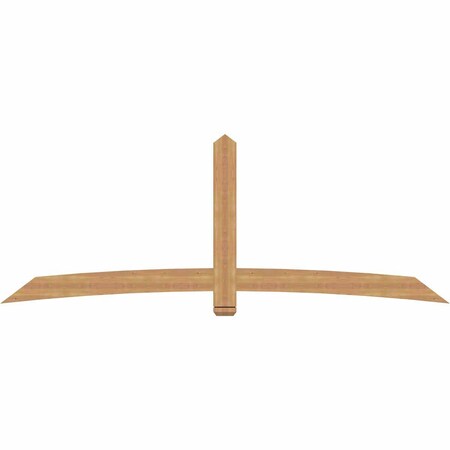 Ekena Millwork Bellingham Timber Gable Bracket, Western Red Cedar, 108"W x 40"H x 1 1/2"D x 5 1/2"F, 9/12 Pitch GBW108X40X0206BEL00SWR